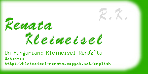 renata kleineisel business card